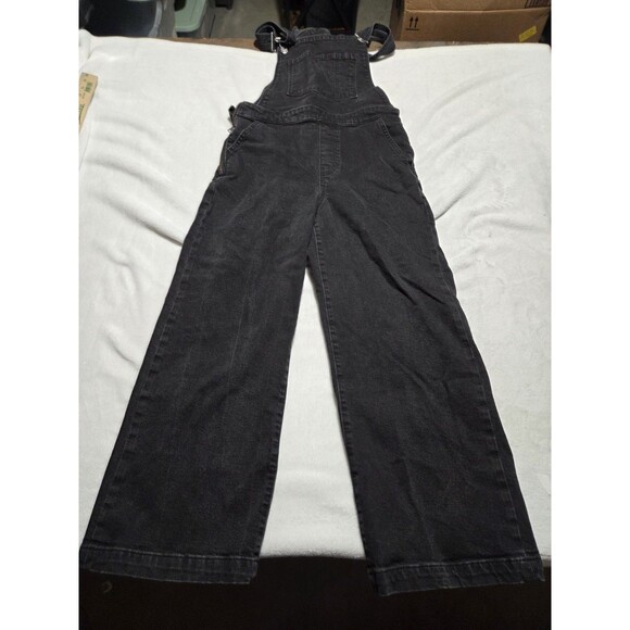 Levi’s Overalls Black Size 29 Women's Premium Stretch Wide Leg Denim - Picture 1 of 15